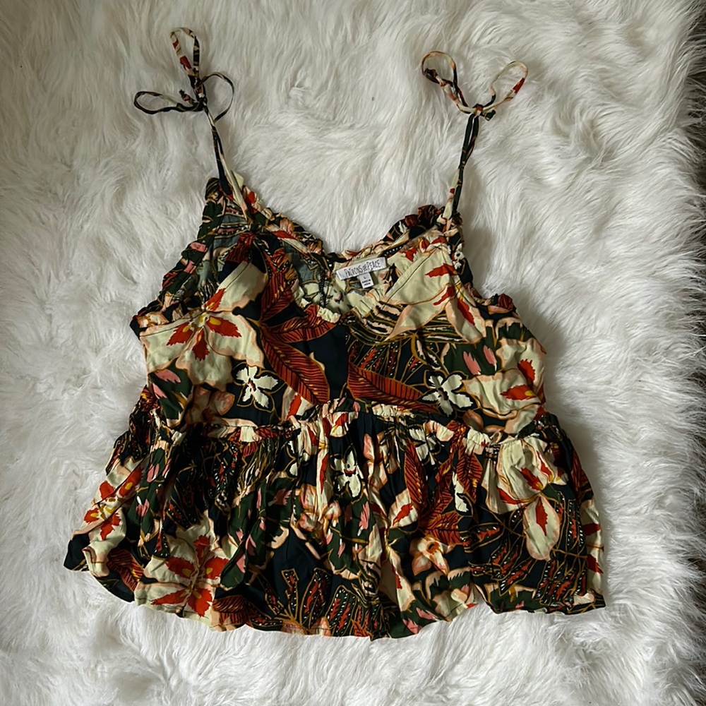 Patrons Of Peace- Flowy Crop Top